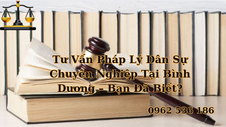 Tư Vấn Pháp Lý Dân Sự Chuyên Nghiệp Tại Bình Dương – Bạn Đã Biết?